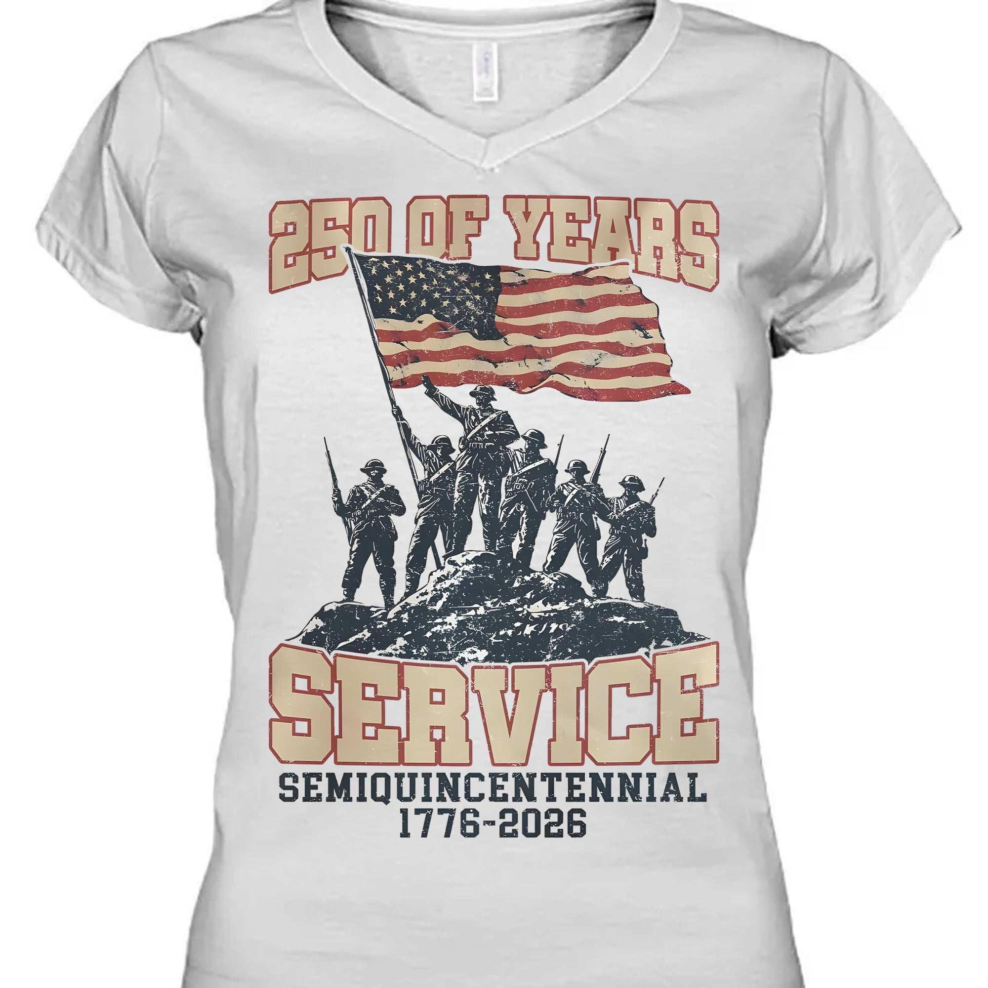 250 Years Of Service Shirt | Happy 250th Birthday USA Shirt | America 250th Anniversary Tee | Independence Day T-Shirt 682562