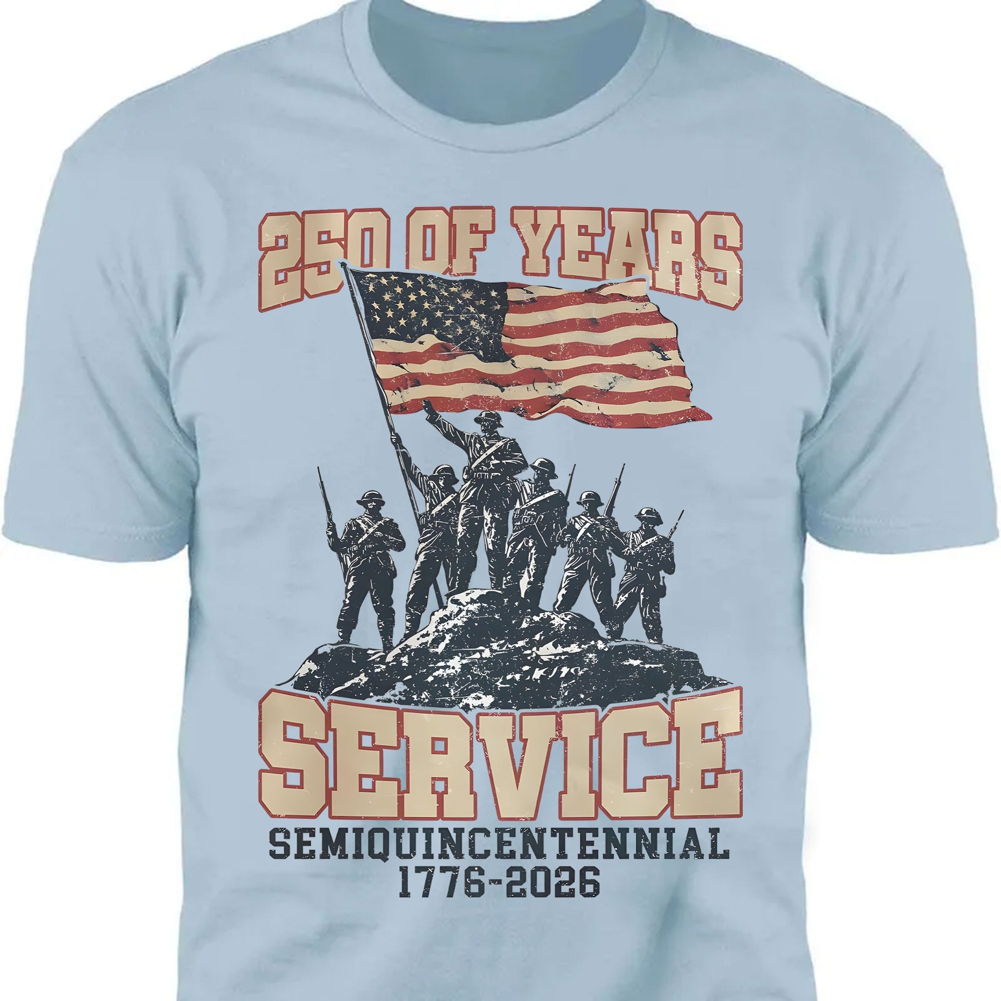 250 Years Of Service Shirt | Happy 250th Birthday USA Shirt | America 250th Anniversary Tee | Independence Day T-Shirt 682562
