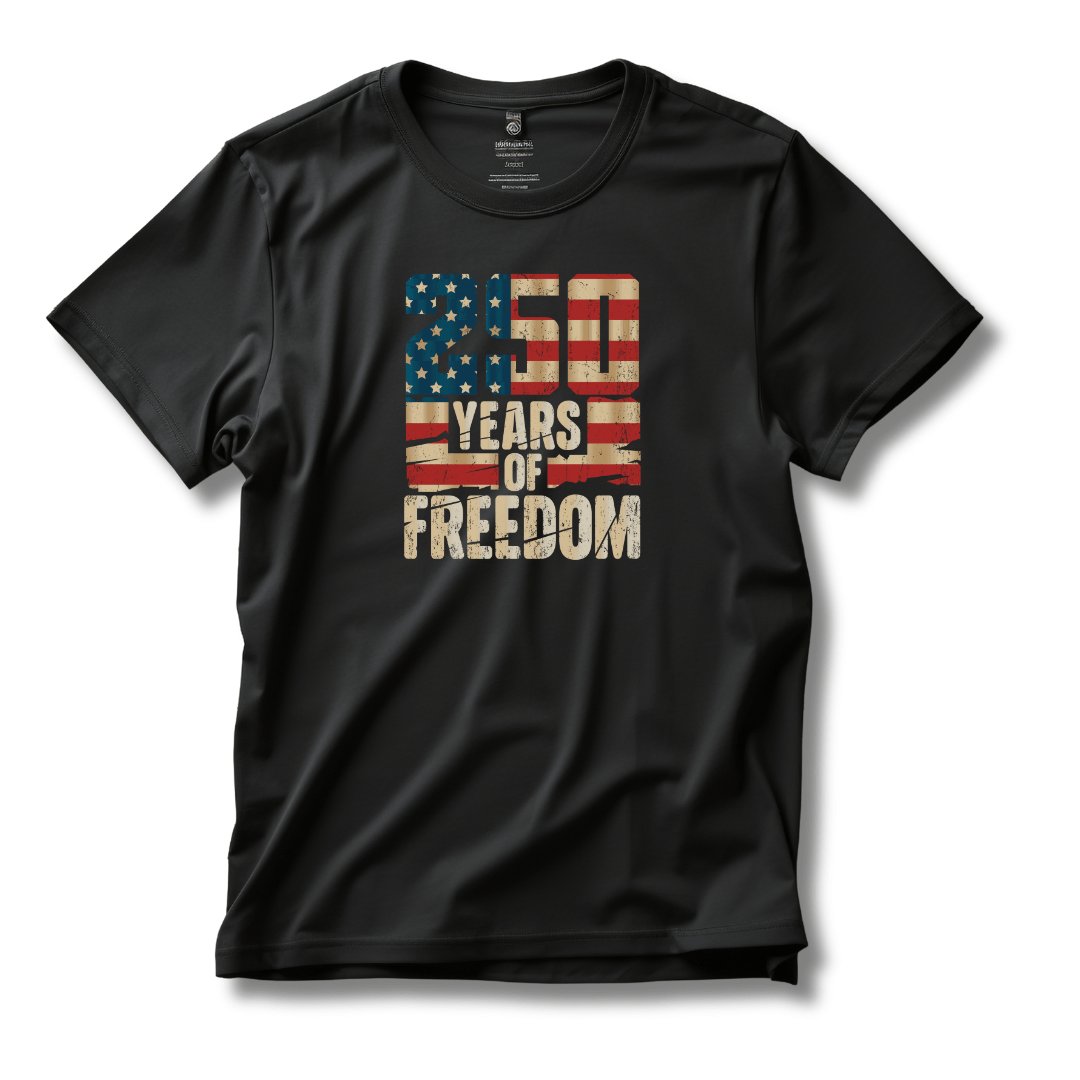 250 Years of American Freedom T-Shirt – USA Semiquincentennial Shirt