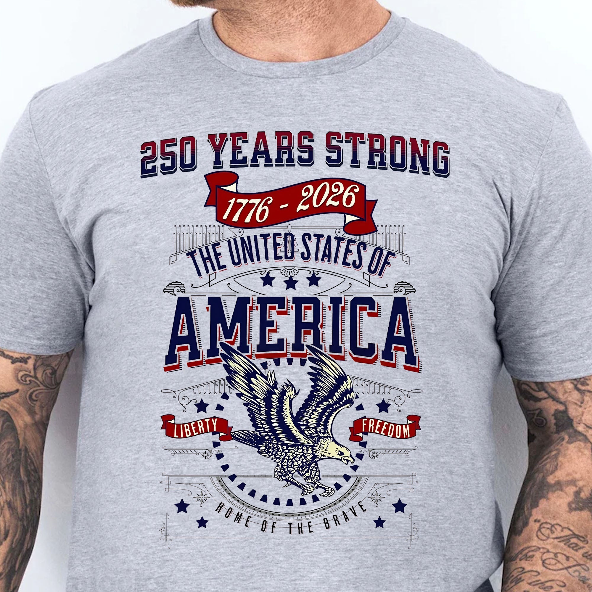 250 Years Strong USA Shirt | Happy 250th Birthday USA Shirt | America 250th Anniversary Tee | Independence Day T-Shirt 682535
