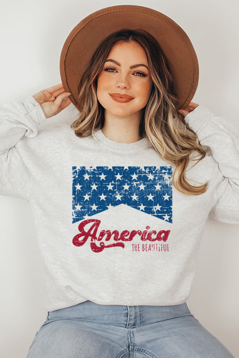 America The Beautiful Crewneck Sweatshirt