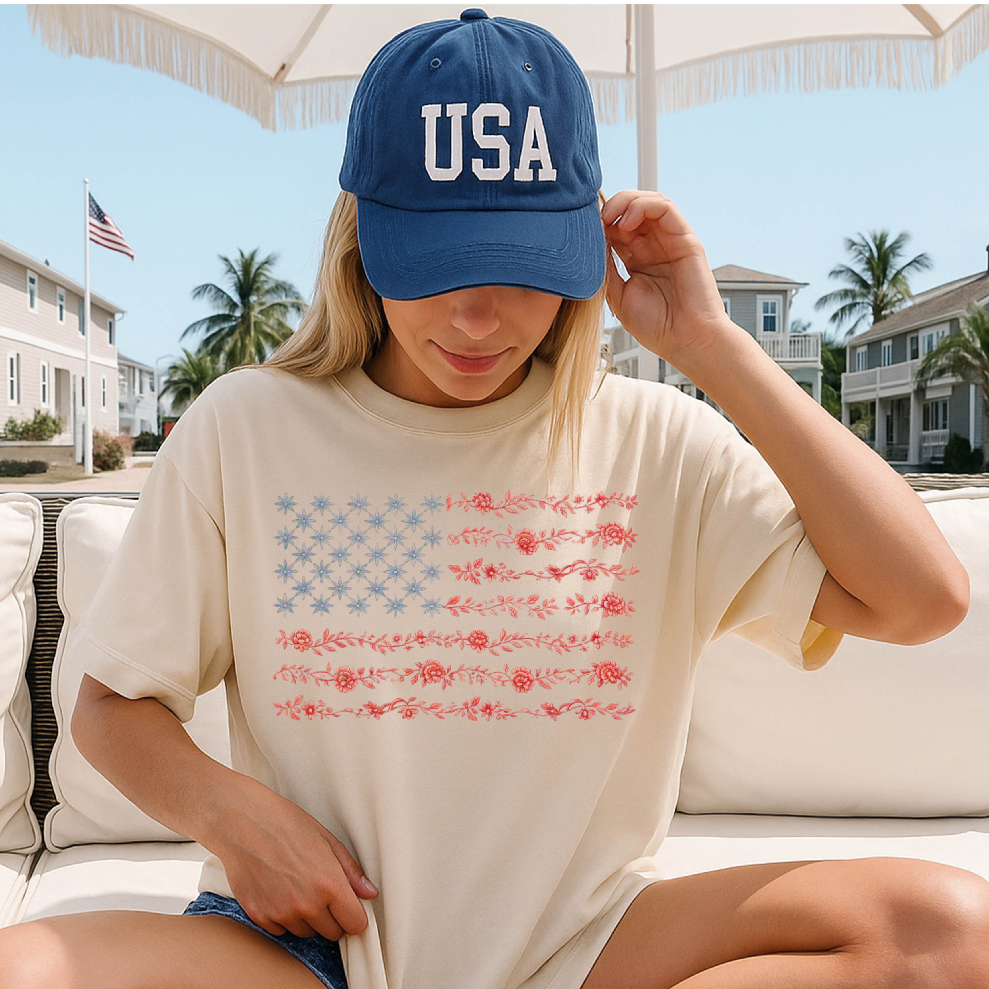 4th of July Flag T-shirt