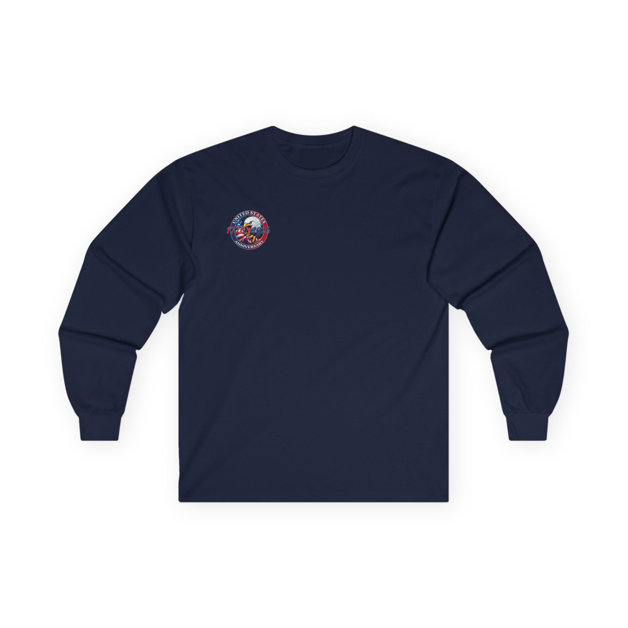 America 250th Anniversary Patriotic Long Sleeve T-Shirt – 1776–2026 Edition