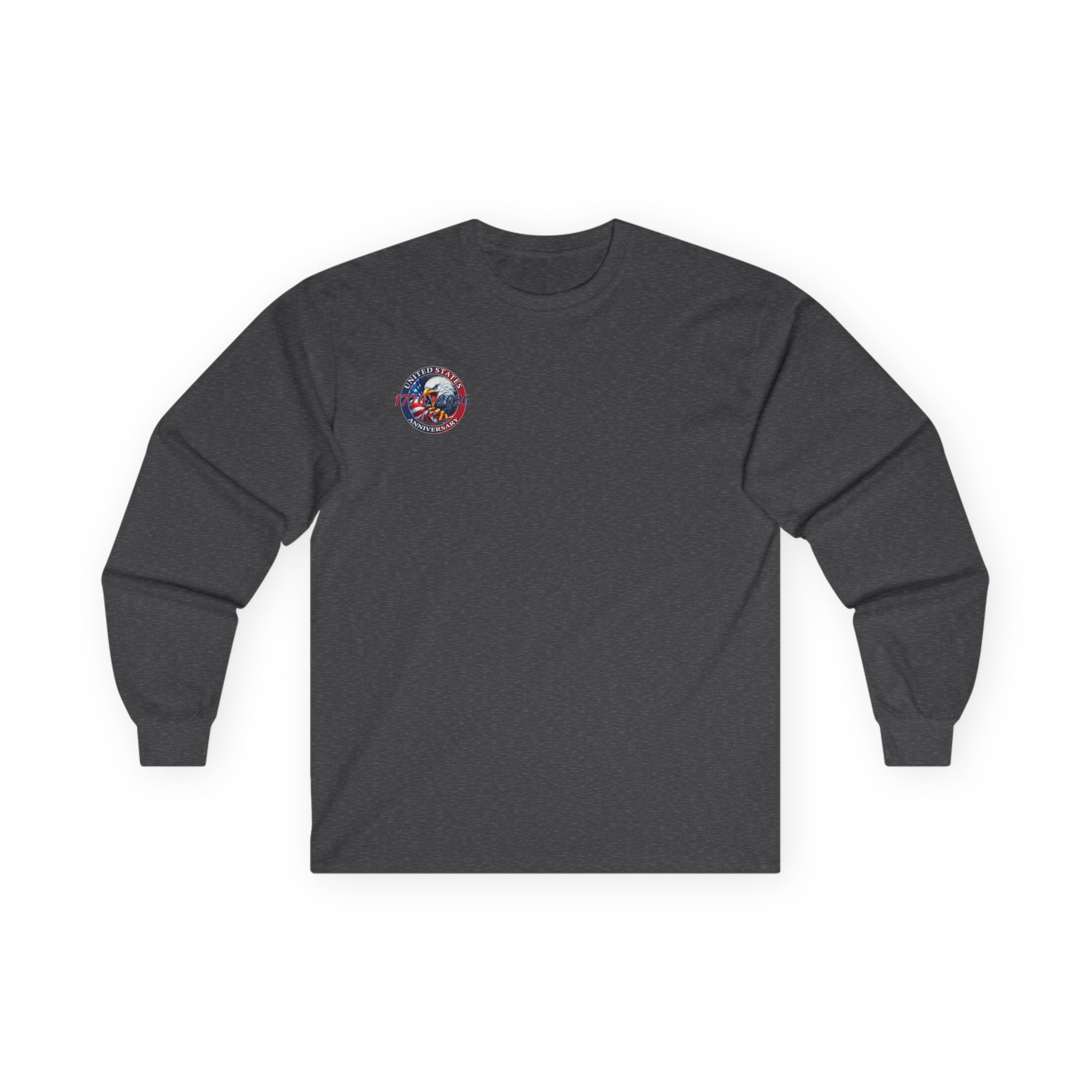 America 250th Anniversary Patriotic Long Sleeve T-Shirt – 1776–2026 Edition