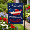 Stars & Stripes America 250th Anniversary 1776-2026 Garden Flag (Double-Sided)