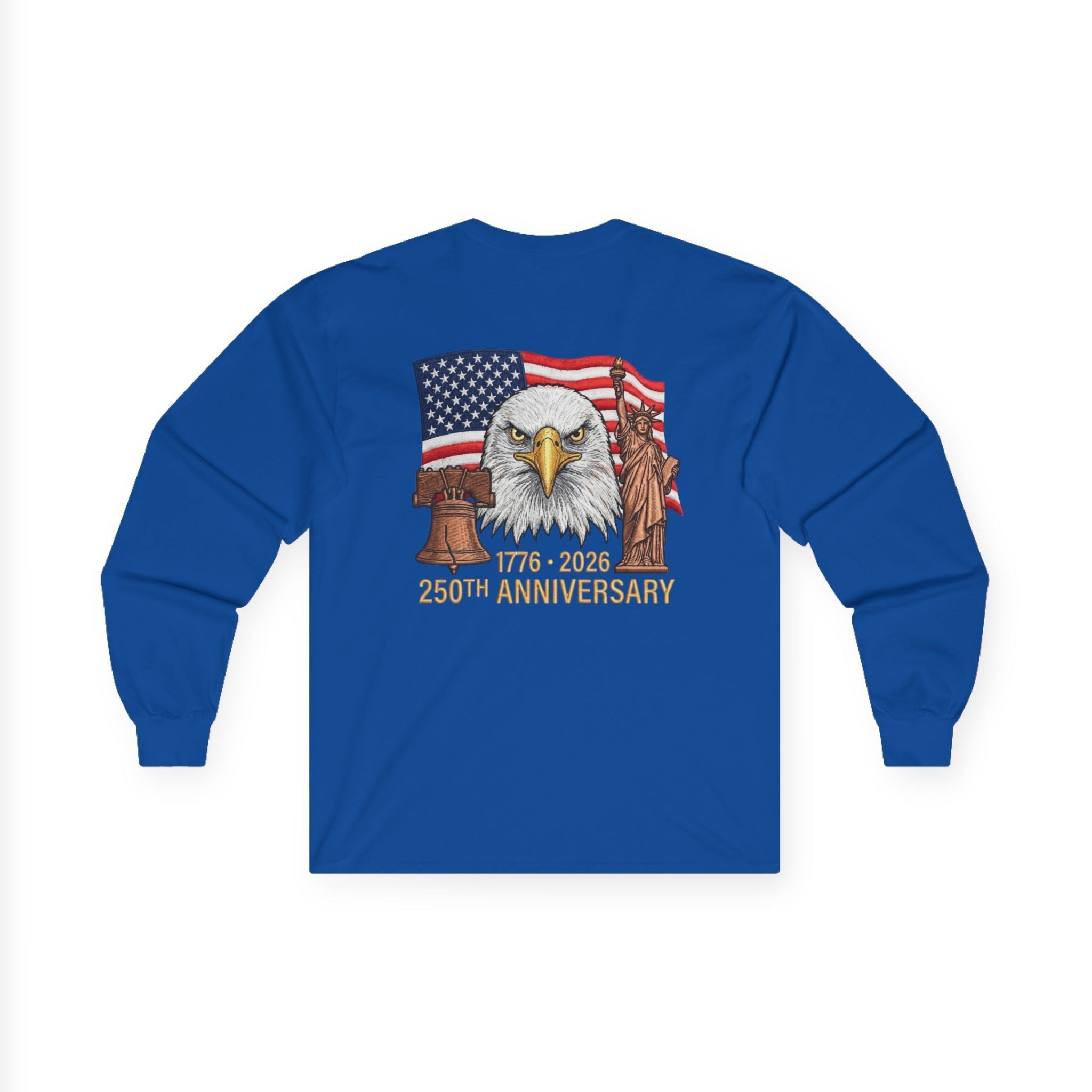 America’s 250th Anniversary Heritage Long-Sleeve T-Shirt – 1776–2026 Edition