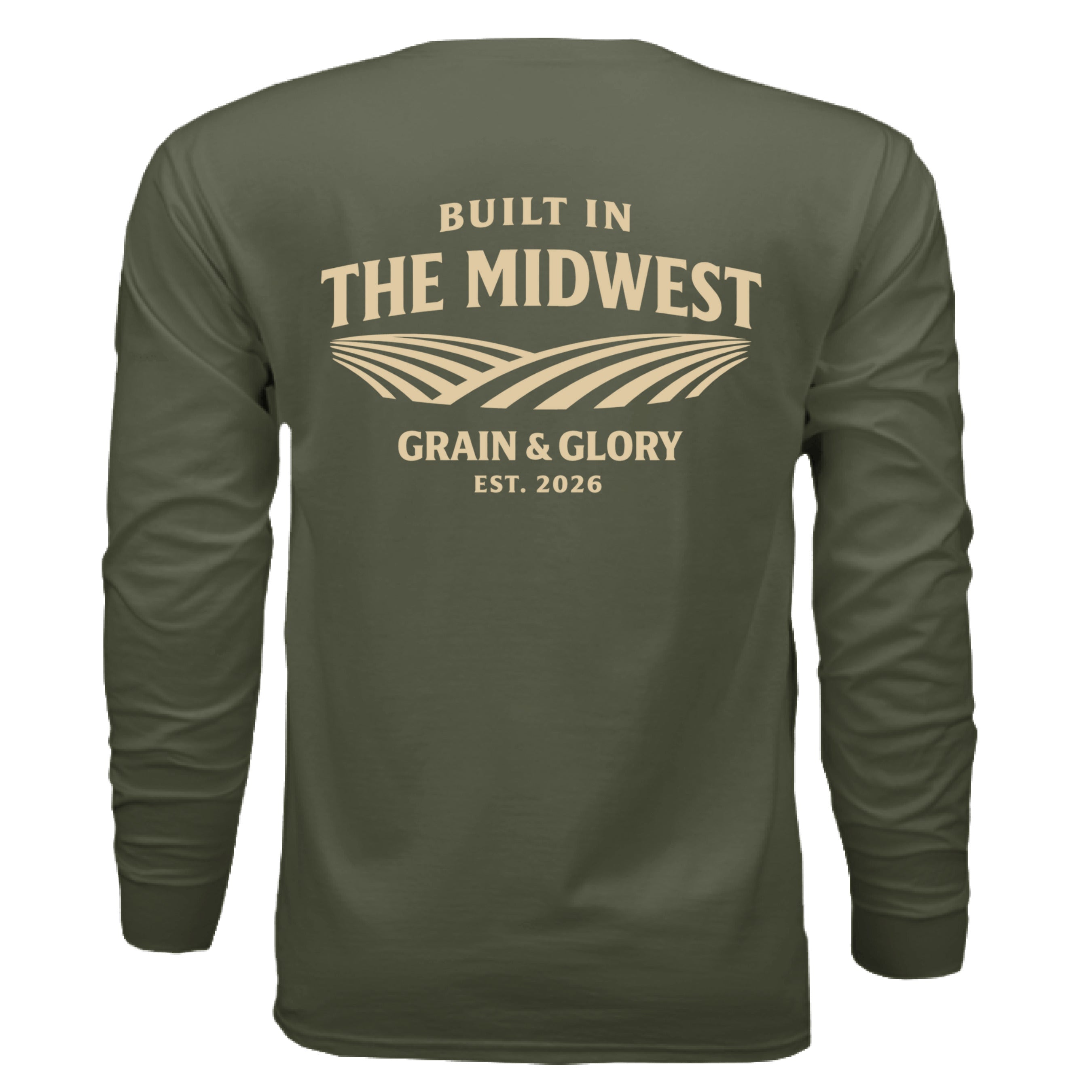 MILITARY GREEN - BACK
